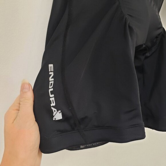 Women's Black Athletic Cycling Shorts - Picture 2 of 12